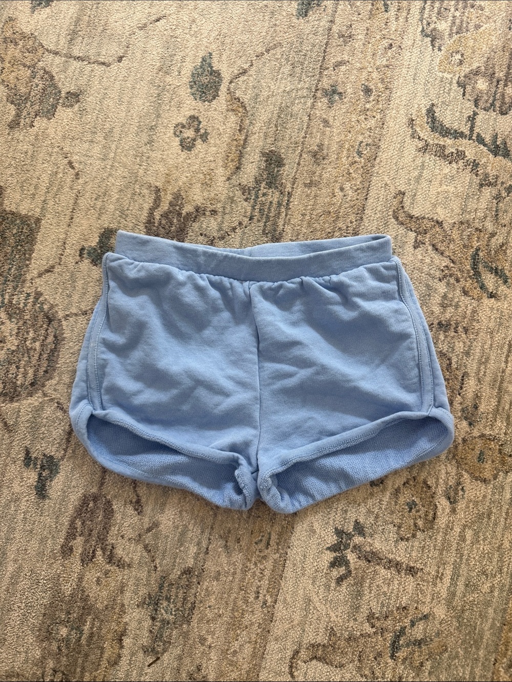 Hanna Andersson Light Blue Cozy Cloth Lounge Shorts